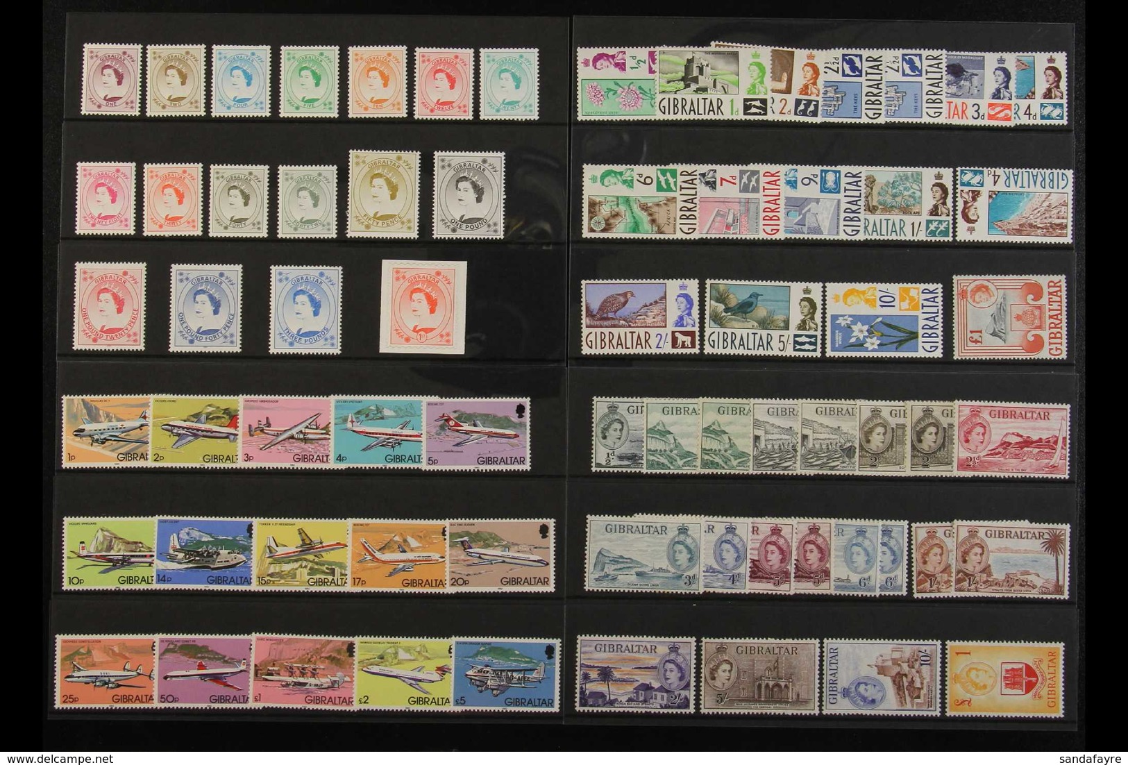 1953-2016 NEVER HINGED MINT BONANZA. An ALL DIFFERENT, Mostly Never Hinged Mint Collection With (only Some 1950s & 60s R - Gibilterra