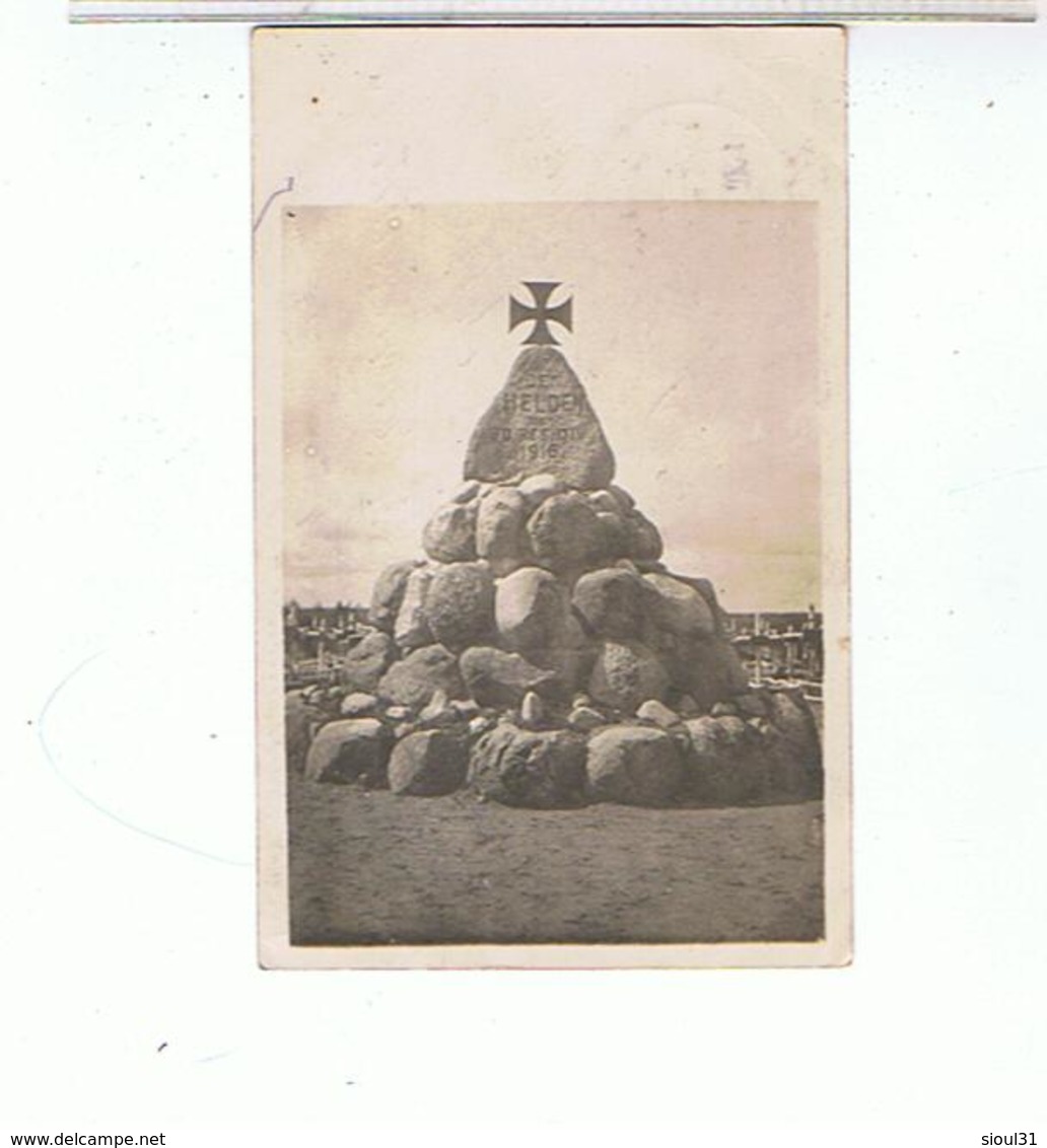 POLOGNE - CIMETIERE  ALLEMAND  1916 CARTE  PHOTO   TBE - Poland