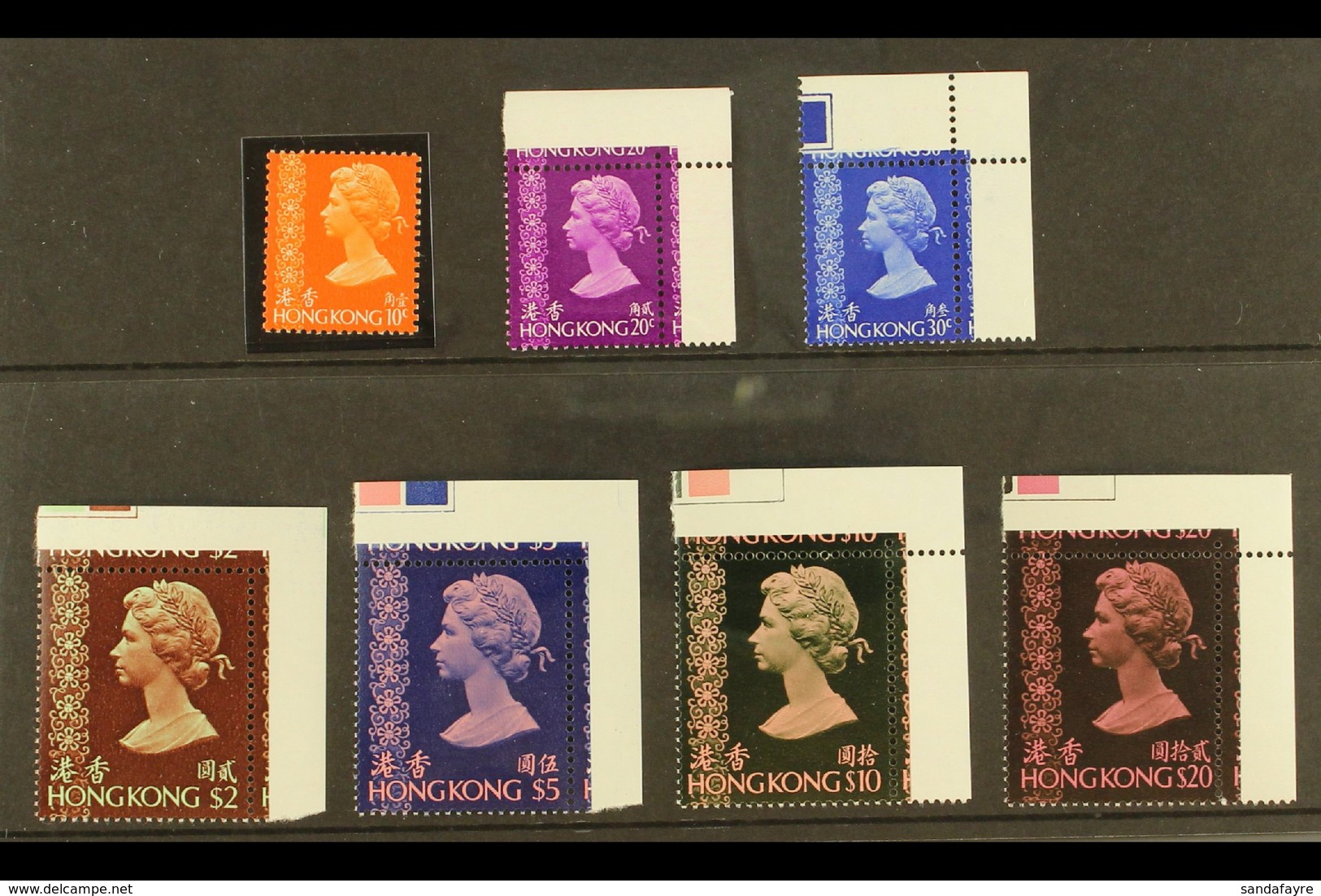 1976 Complete Definitive Set (no Watermark), SG 340/353, Superb Never Hinged Mint. (7 Stamps) For More Images, Please Vi - Autres & Non Classés