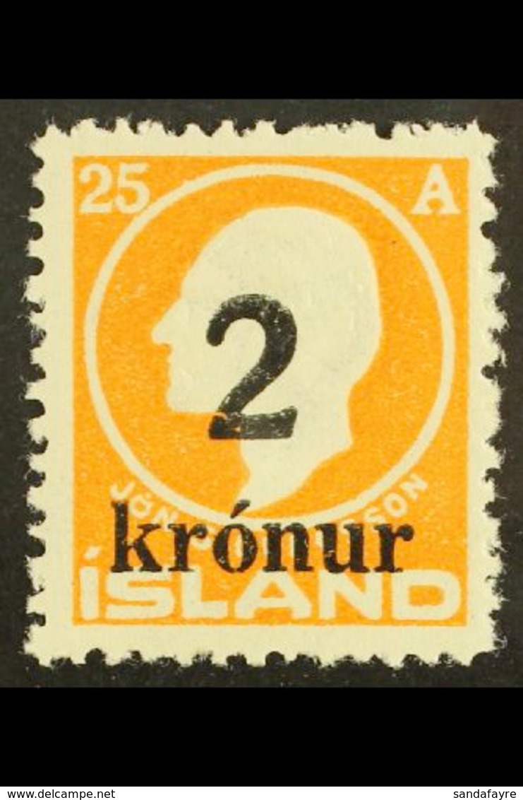 1926 2k On 25a Orange, SG 147 (Facit 121), Very Fine Never Hinged Mint. Superb. For More Images, Please Visit Http://www - Andere & Zonder Classificatie