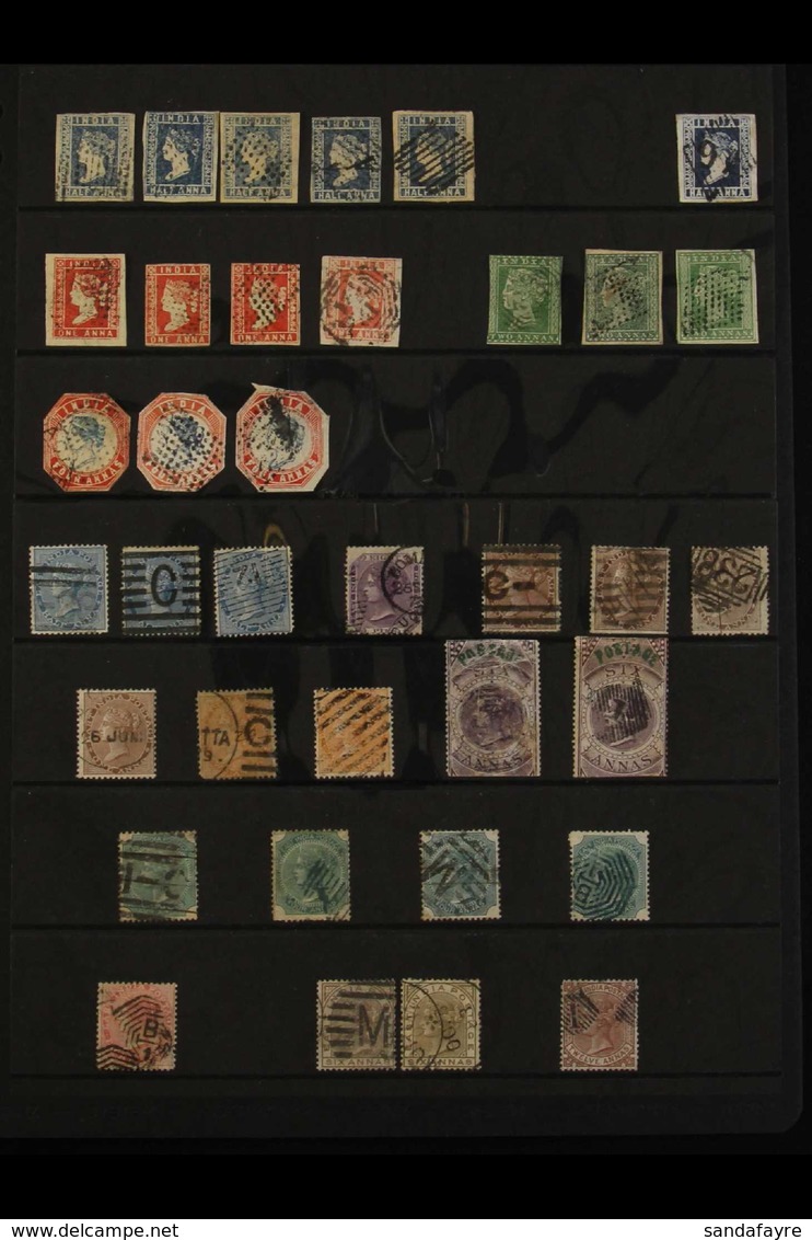 1854-1937 INTERESTING OLD TIME COLLECTION. CAT £3000+ A Most Interesting Used, Postal Issues Collection With Many Shades - Andere & Zonder Classificatie