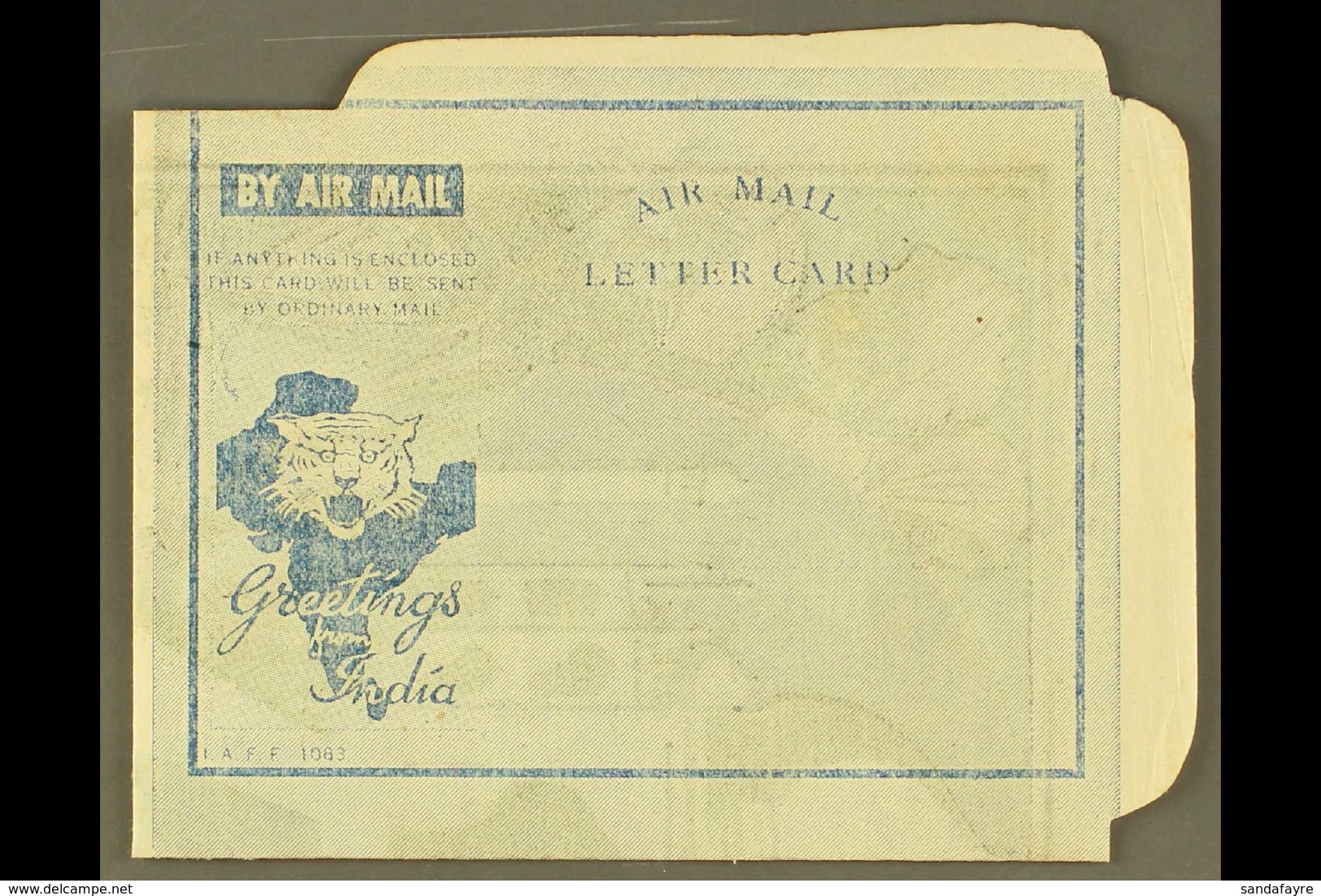 1944 BRITISH MILITARY FORCES CHRISTMAS AEROGRAMME (Kessler 189), Fine Unused. For More Images, Please Visit Http://www.s - Autres & Non Classés