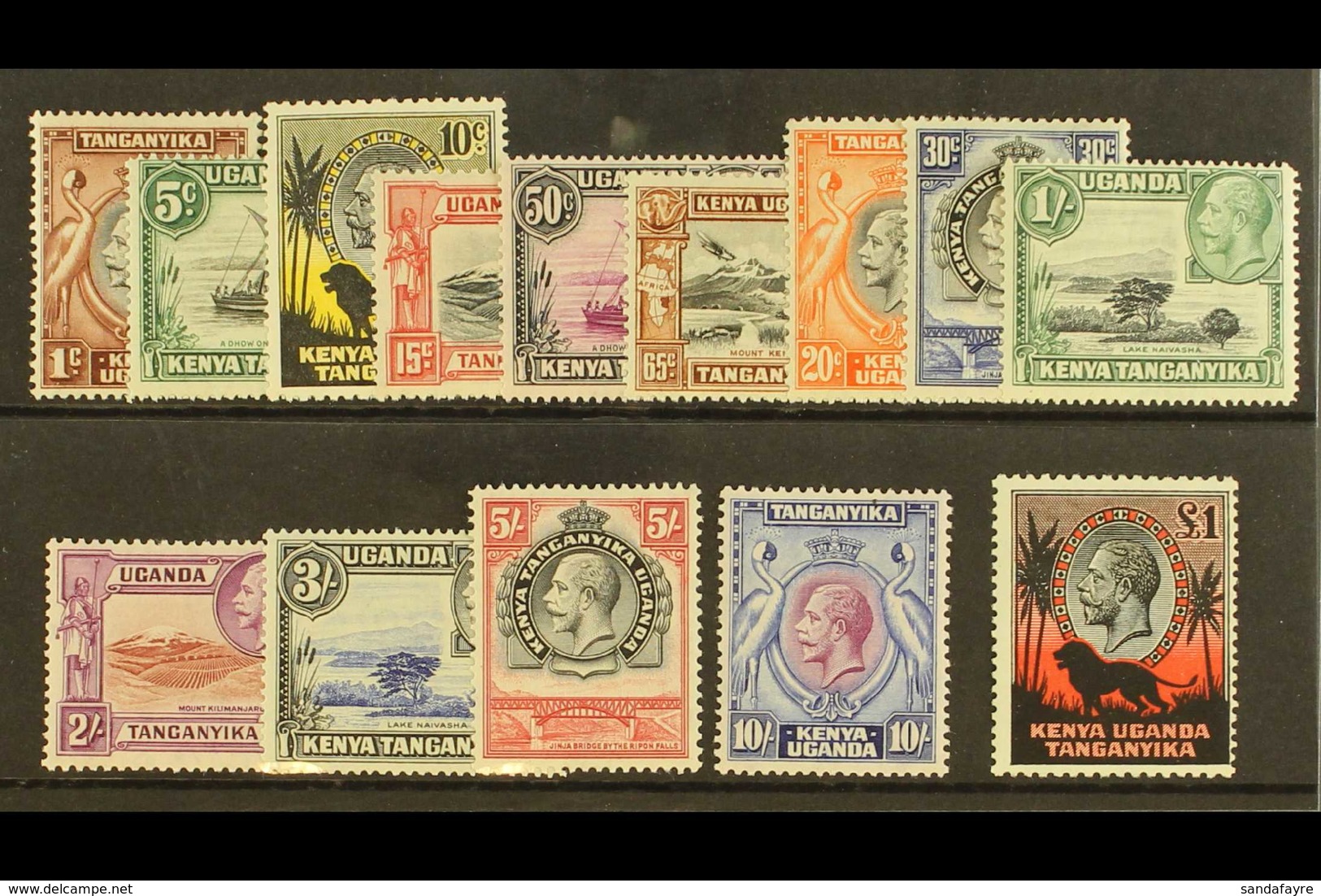 1935 Geo V Set Complete, SG 110/23, Very Fine And Fresh Mint. (14 Stamps) For More Images, Please Visit Http://www.sanda - Vide