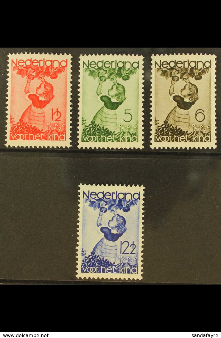 1935 Child Welfare Complete Set (SG 452/55, NVPH 279/82, Michel 287/90), Never Hinged Mint, Fresh. (4 Stamps) For More I - Andere & Zonder Classificatie