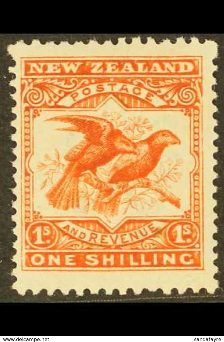 1908 1s Orange- Red Perf 14x15 Birds, SG 385, Never Hinged Mint. Very Fresh. For More Images, Please Visit Http://www.sa - Altri & Non Classificati