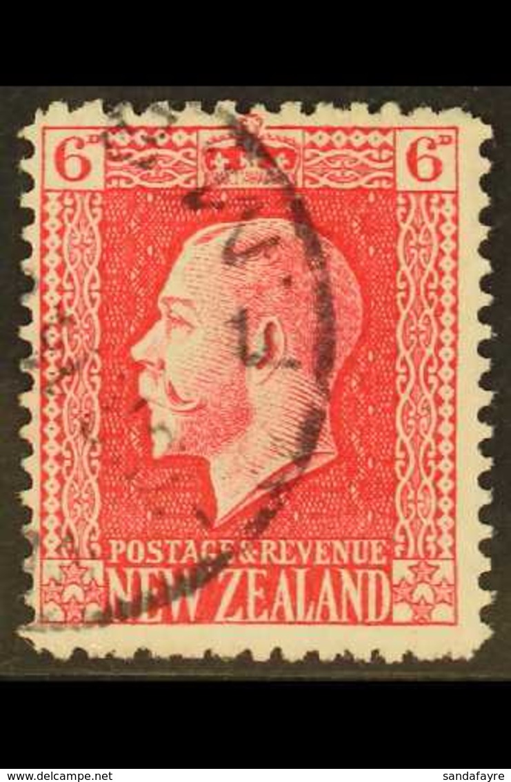 1915-30 6d Carmine, Perf 14 X 13½, No Watermark, SG 434a, Very Fine Used. For More Images, Please Visit Http://www.sanda - Other & Unclassified