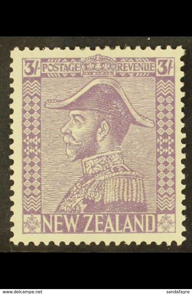 1926 3s Pale Mauve, Admiral On Cowan Paper, SG 470, Superb Mint Og. For More Images, Please Visit Http://www.sandafayre. - Andere & Zonder Classificatie