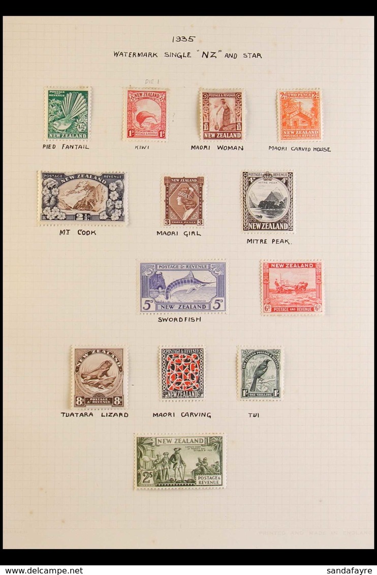 1929-70 OLD TIME SEMI SPECIALIZED COLLECTION IN FIVE SPRING BACK ALBUMS Displaying Mint And Used Issues, Often With Addi - Altri & Non Classificati