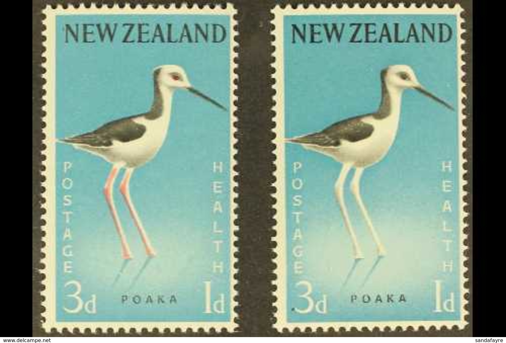 1959 3d + 1d Health Stamps Bird With PINK OMITTED, SG 777, Very Fine Mint. For More Images, Please Visit Http://www.sand - Other & Unclassified
