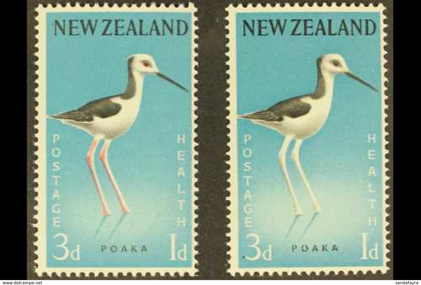 1959 3d + 1d Health Stamps Bird With PINK OMITTED, SG 777, Very Fine Mint. For More Images, Please Visit Http://www.sand - Altri & Non Classificati