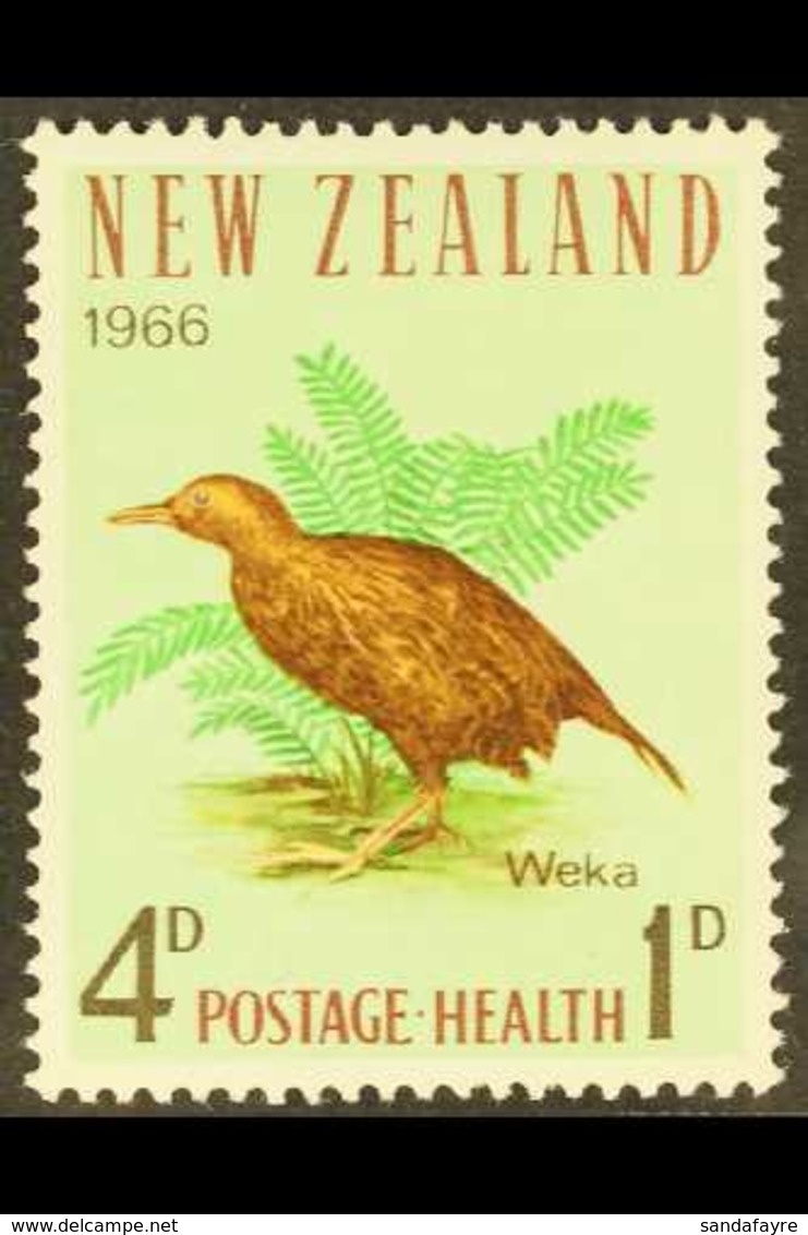 1966 4d + 1d Health Bird With WATERMARK SIDEWAYS INVERTED, SG 840w, Never Hinged Mint. For More Images, Please Visit Htt - Andere & Zonder Classificatie