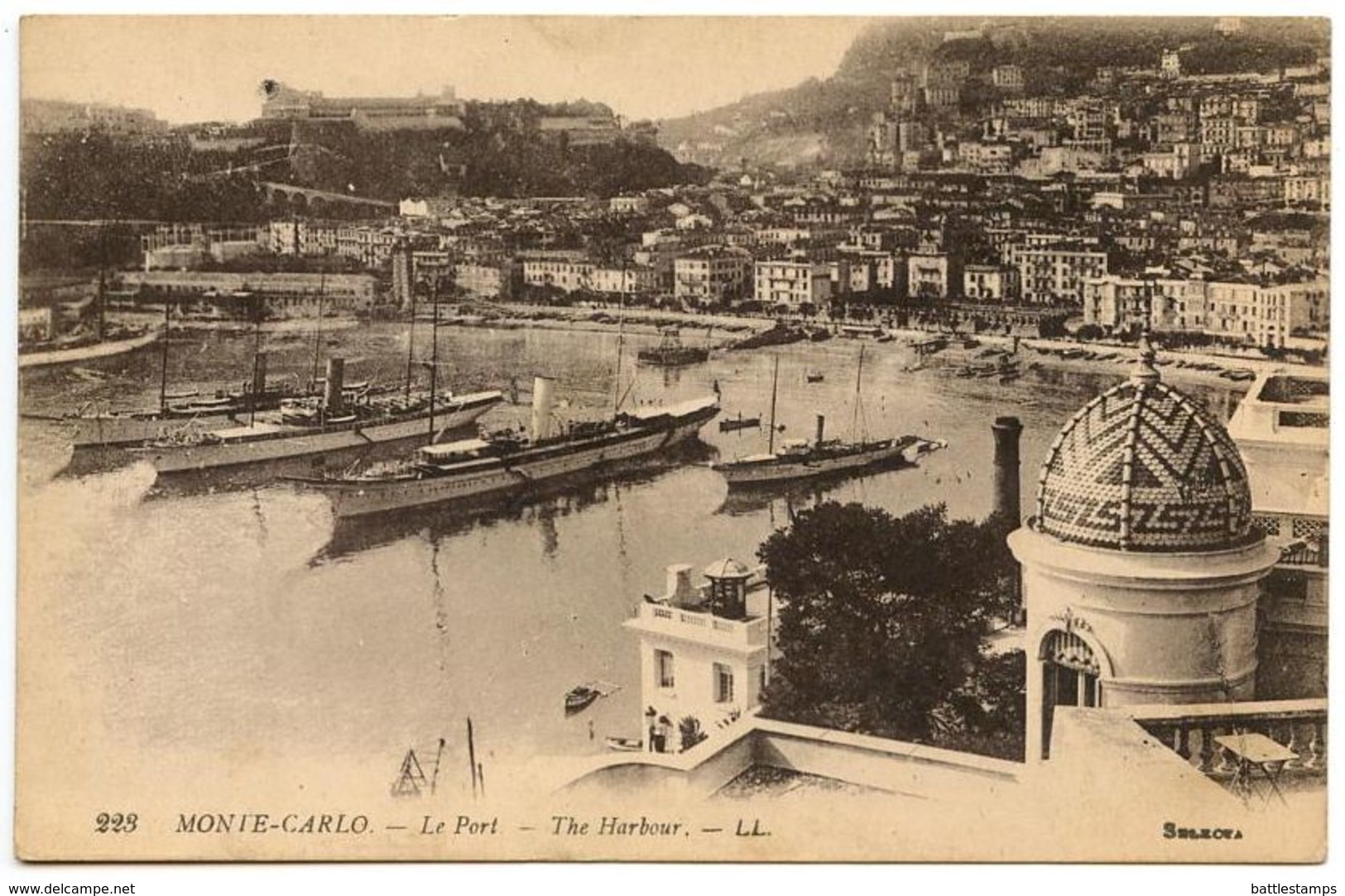 Monaco Vintage Postcard Monte-Carlo - Port / Harbor - Harbor