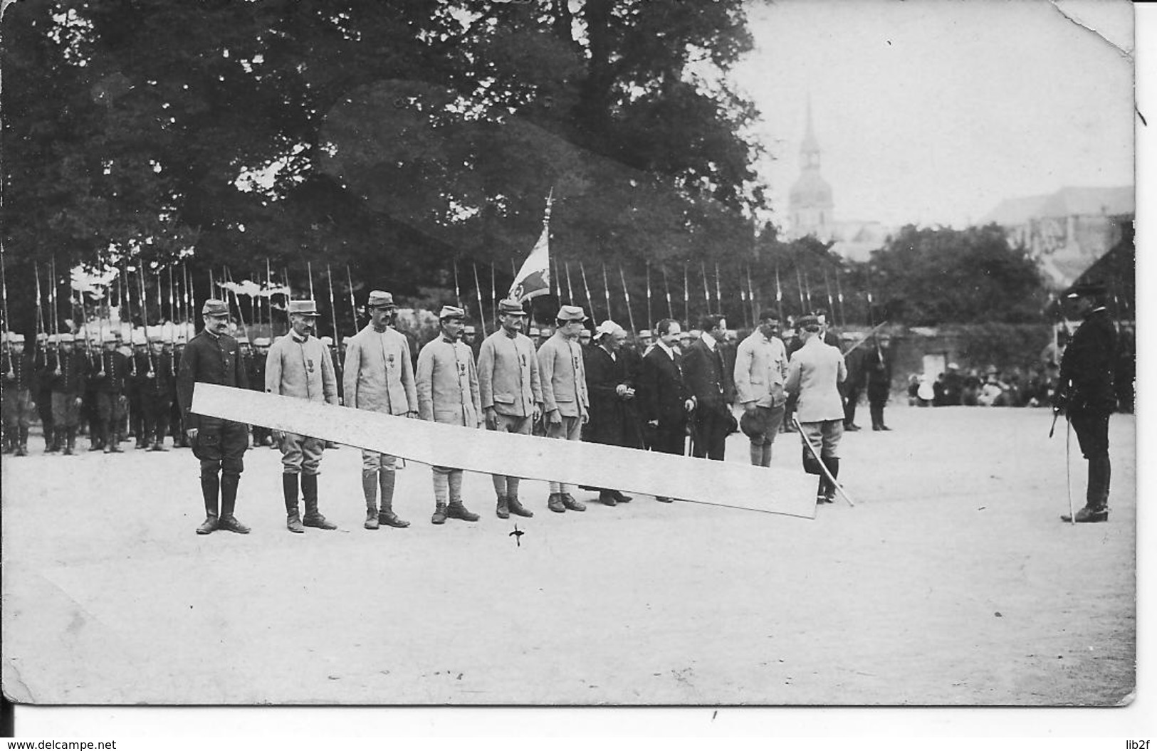 1915-1916 Somme Amiens Remise De Décorations 1 Carte Photo Ww1 14-18 1914/1918 - War, Military