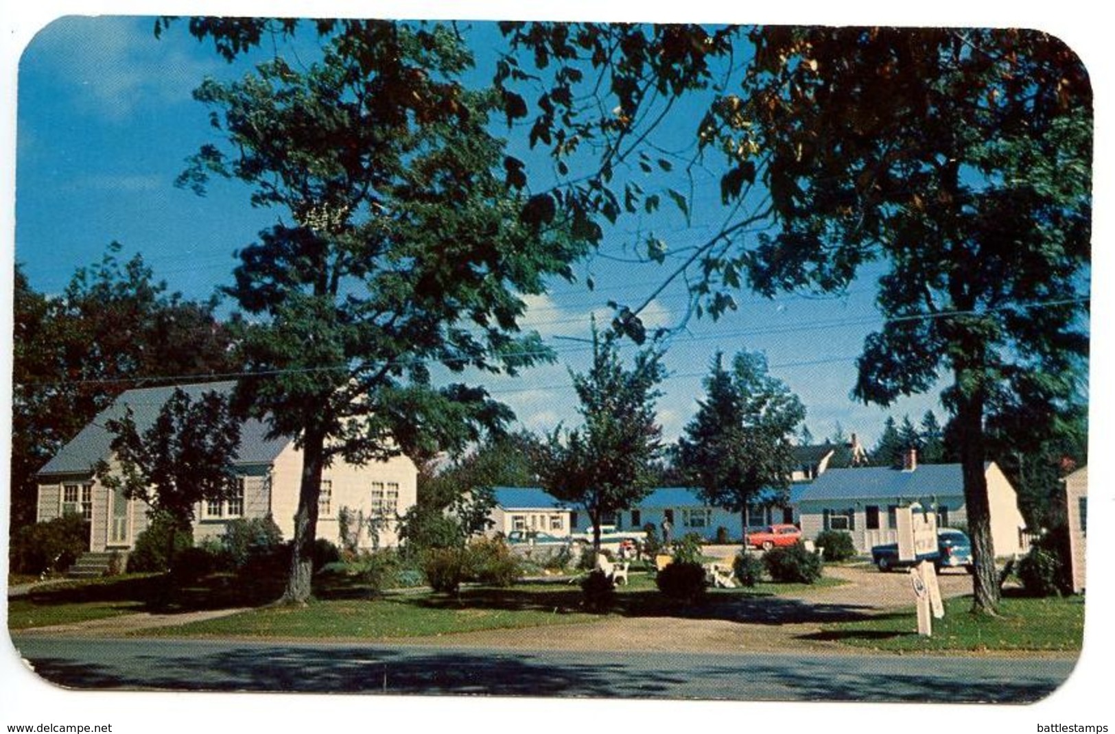 Canada Modern Postcard Cape Cod Colony Motel & Cottage Court - Shelburne, Nova Scotia - Other & Unclassified