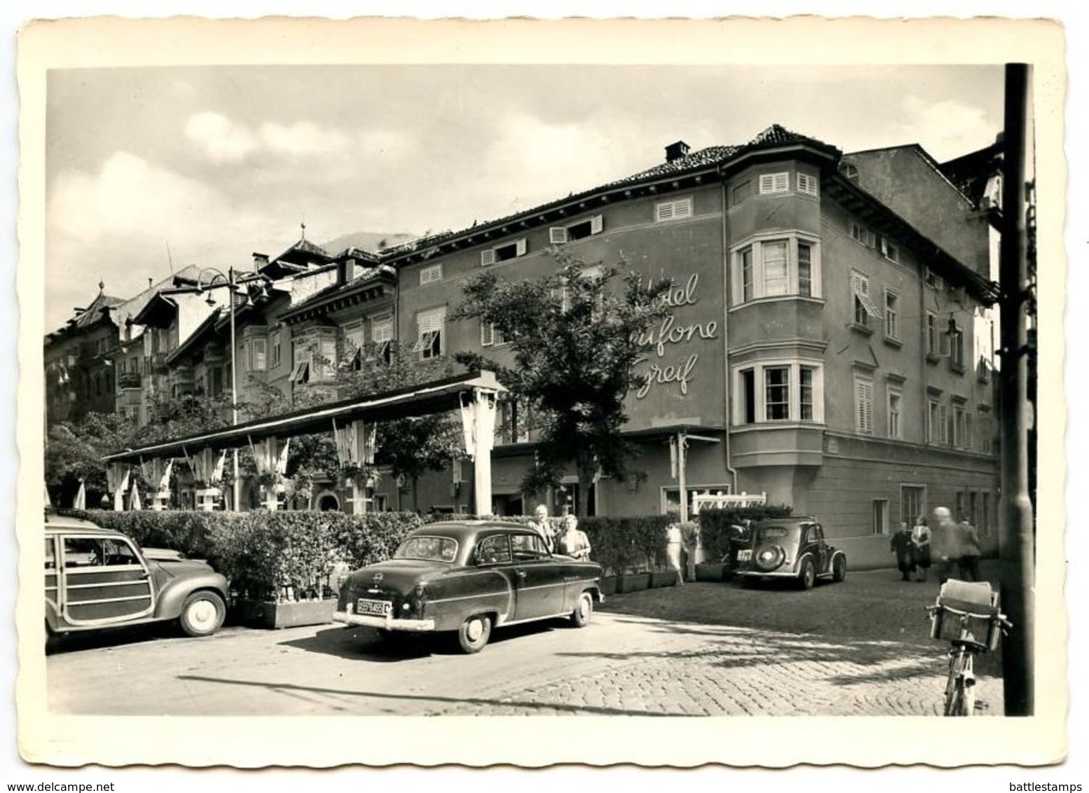 Italy Vintage RPPC Postcard Bolzano / Bozen - Hotel Grifone / Greif - Bolzano (Bozen)