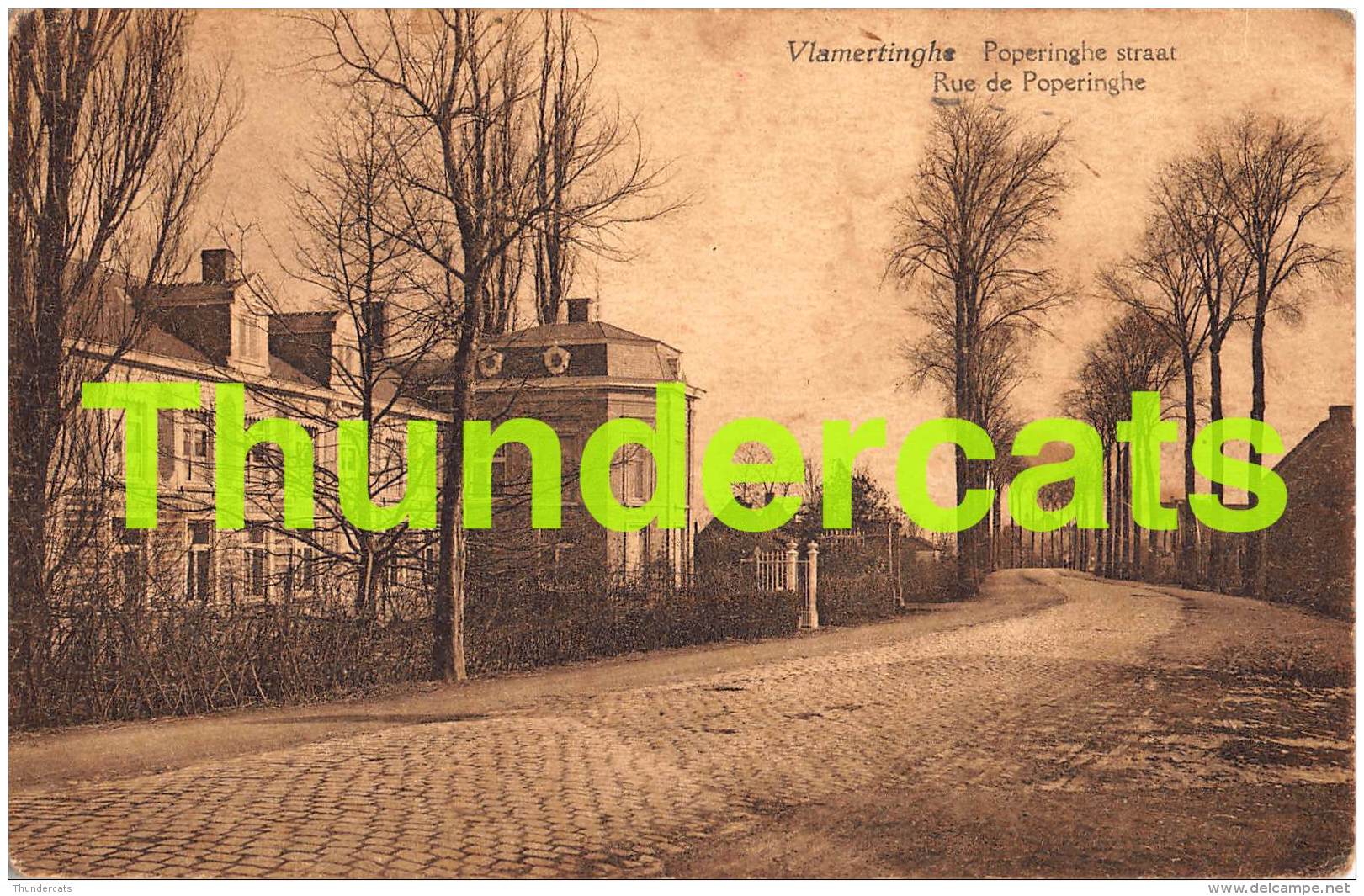 CPA  VLAMERTINGE VLAMERTINGHE POPERINGHE STRAAT RUE DE - Ieper