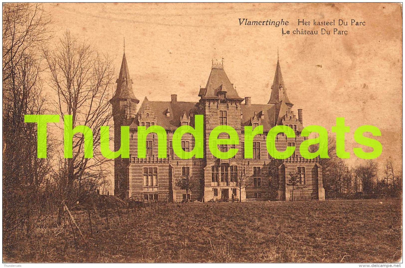 CPA  VLAMERTINGE VLAMERTINGHE HET KASTEEL DU PARC LE CHATEAU - Ieper