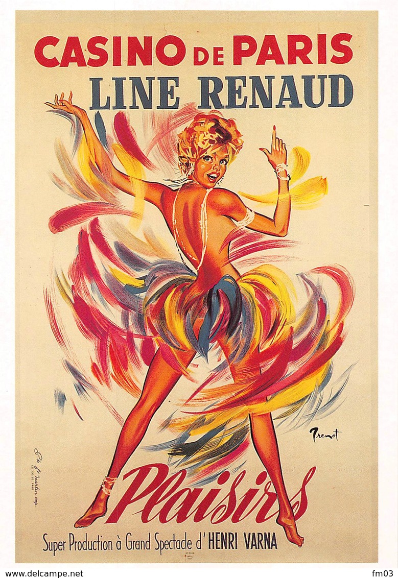 Brenot Line Renaud Casino De Paris Pin Up - Autres & Non Classés