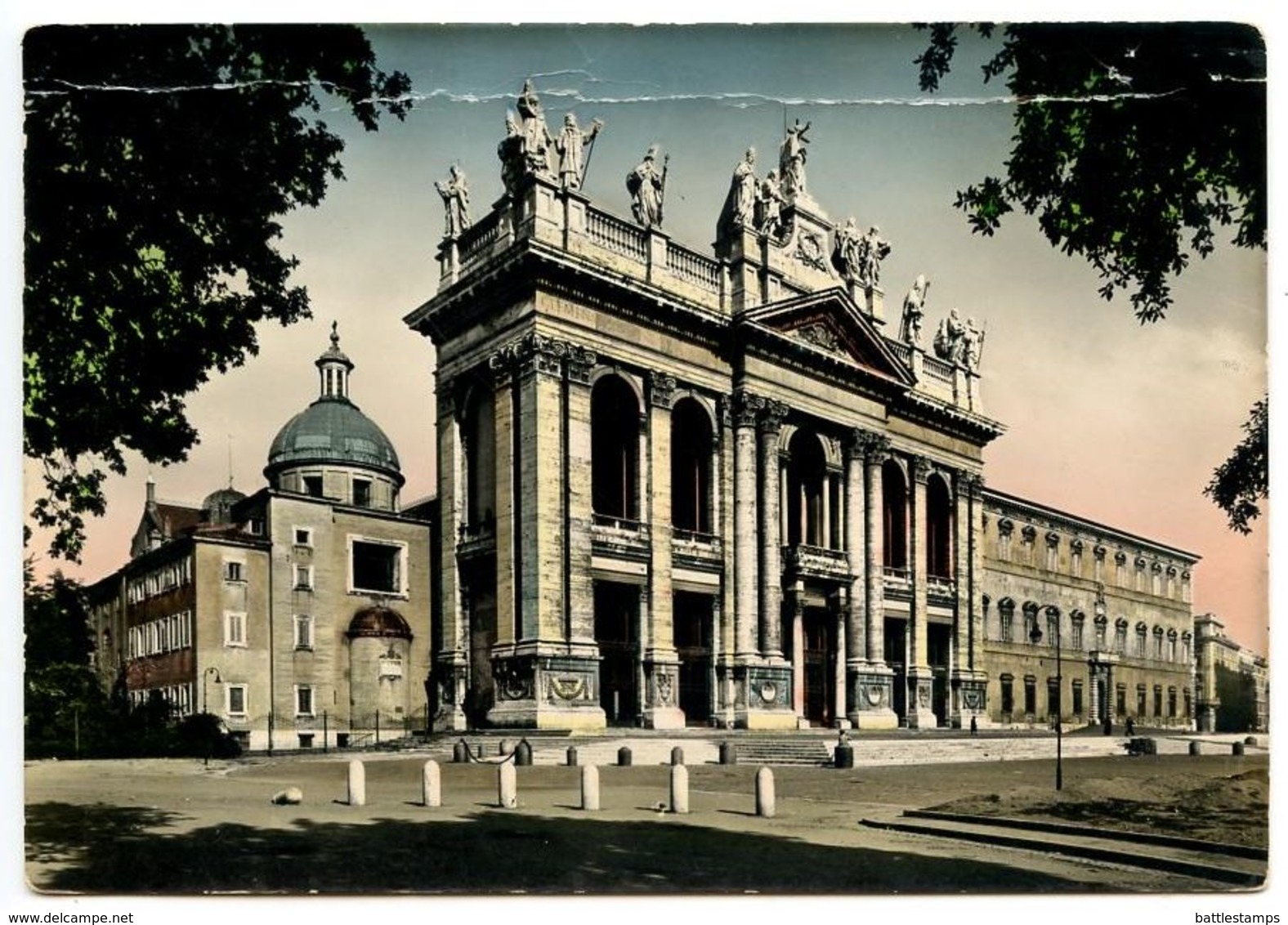 Italy Vintage RPPC Postcard  Rome - Basilica Di S. Giovani - Churches