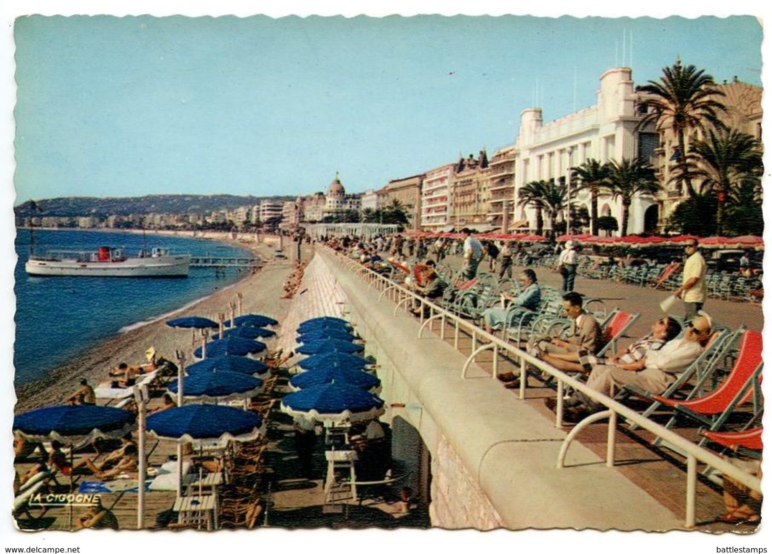 France Modern Postcard Nice - La Promenade Des Anglasi Et La Plage - Panoramic Views