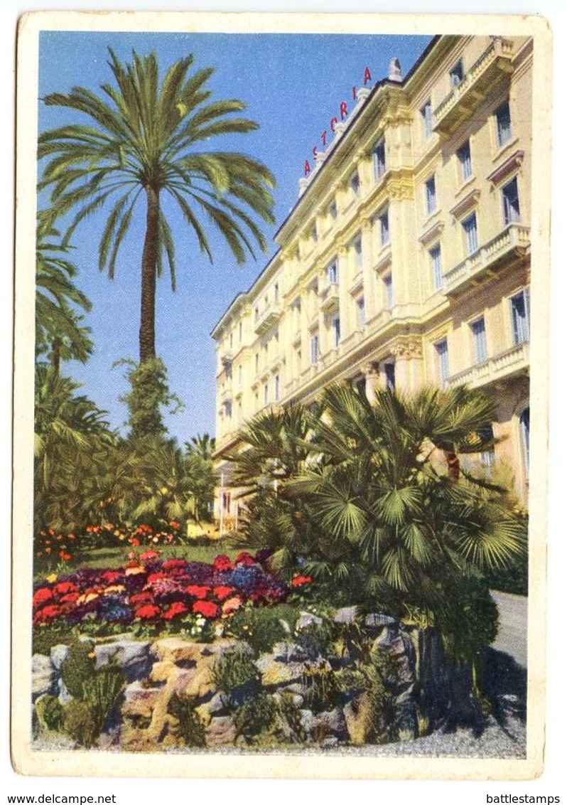 Italy Modern Postcard San Remo - Hotel Astoria - San Remo