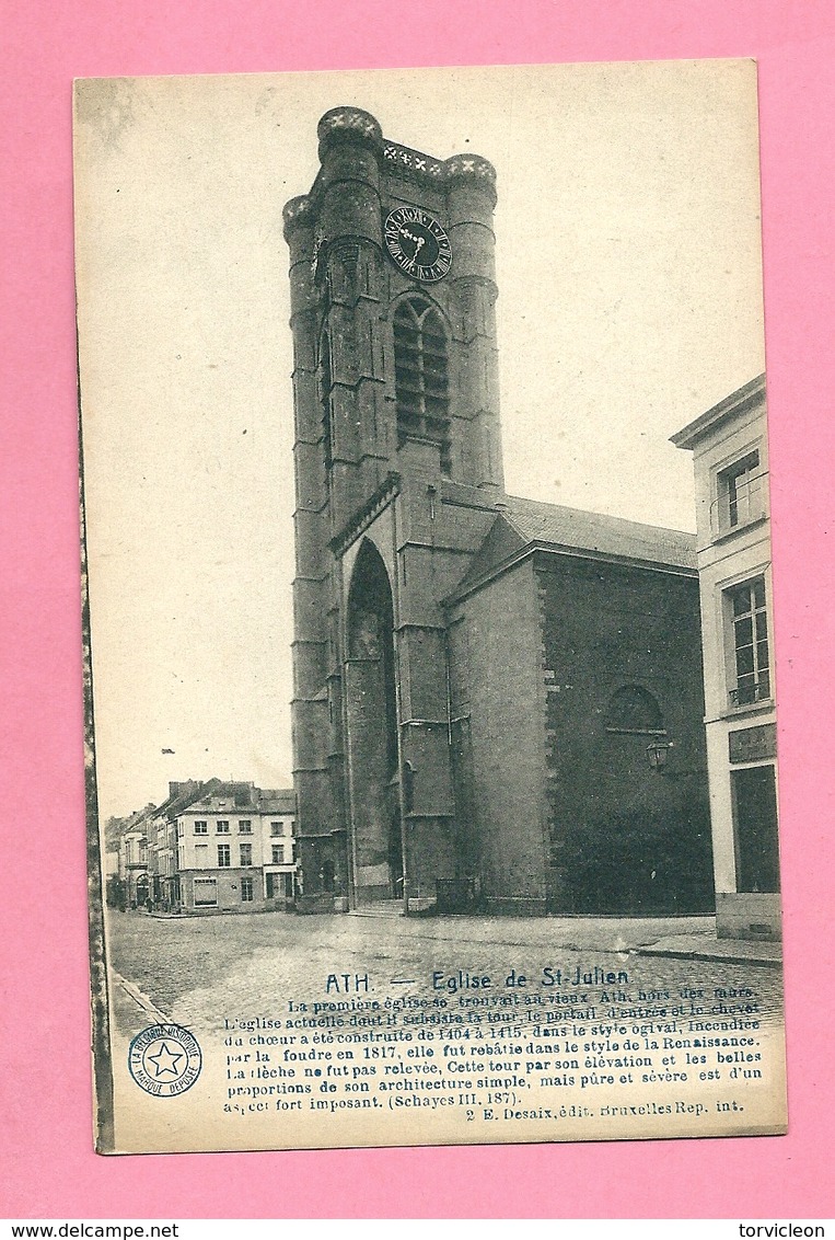 C.P. Ath = Eglise  St  Julien - Ath