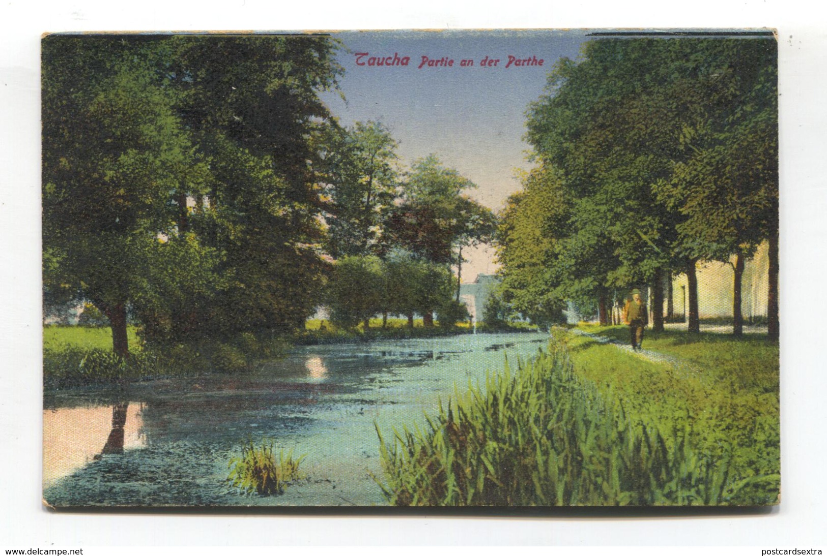 Taucha - Partie An Der Parthe - Old Saxony, Germany Postcard - Taucha