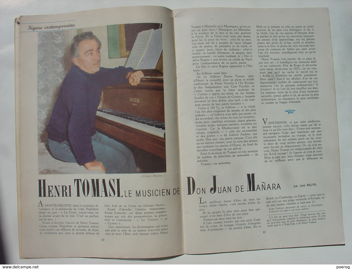 MUSICA N°13 D'AVRIL 1955 - HENRI TOMASI - VIOLON - MUSIQUES ET DANSES DE BALI - TECHNIQUE PANZERA - ORGUE - Musik