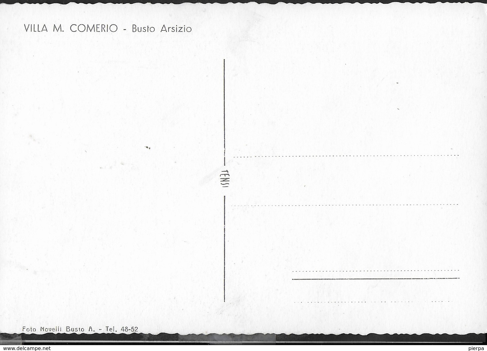 LOMBARDIA - BUSTO ARSIZIO - VILLA   M. COMERIO - FOTO NOVELLI - NUOVA - Busto Arsizio