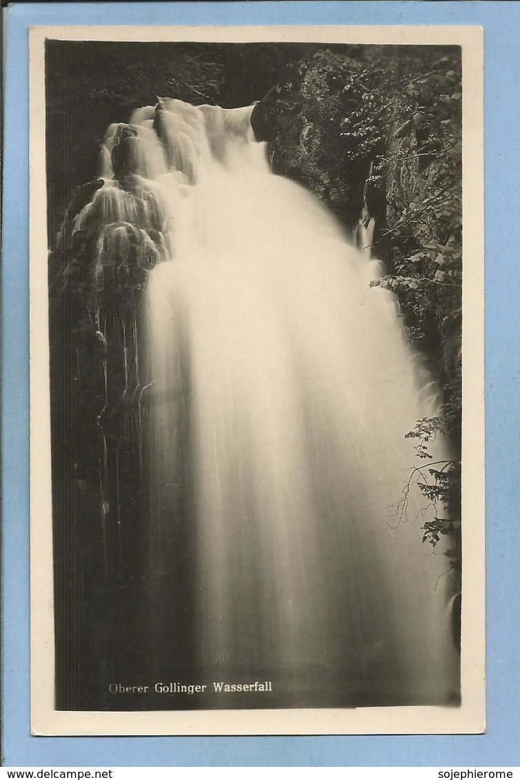 Golling An Der Salzach (Salzachöfen Salzburg) Oberer Gollinger Wasserfall 2 Scans 1953 - Golling