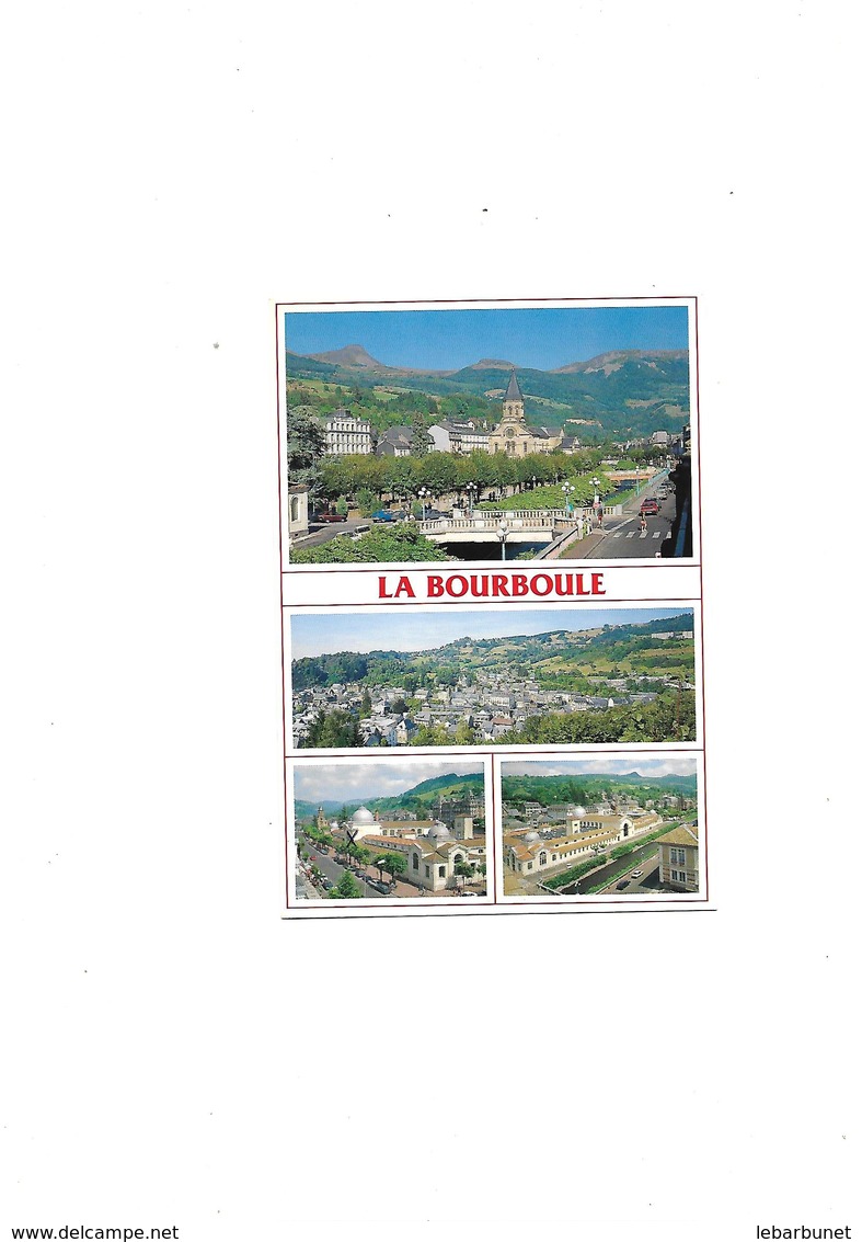 Carte Postale La Bourboule (63) Multi-vues - La Bourboule