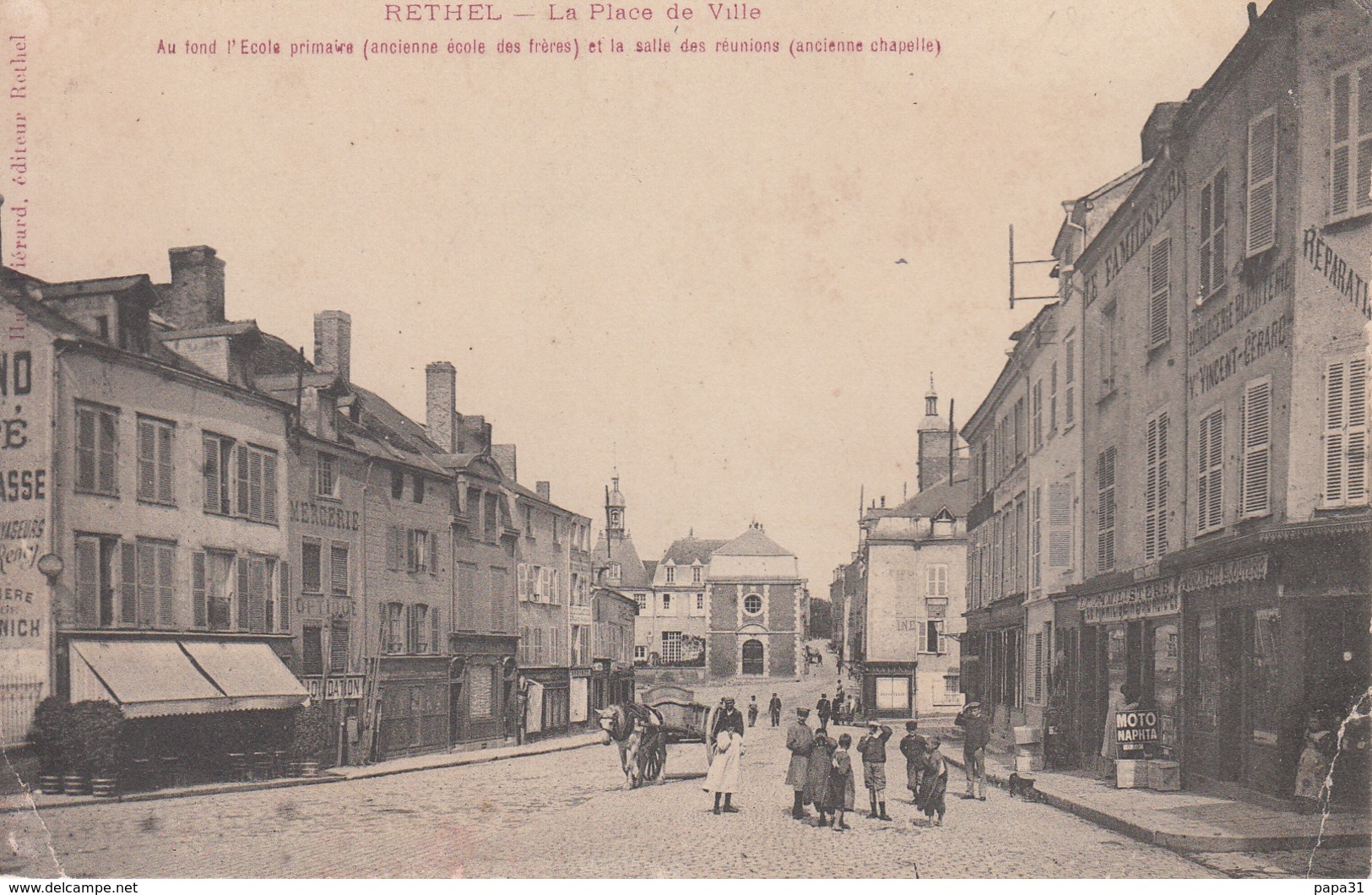 RETHEL - La Place De Ville - Rethel