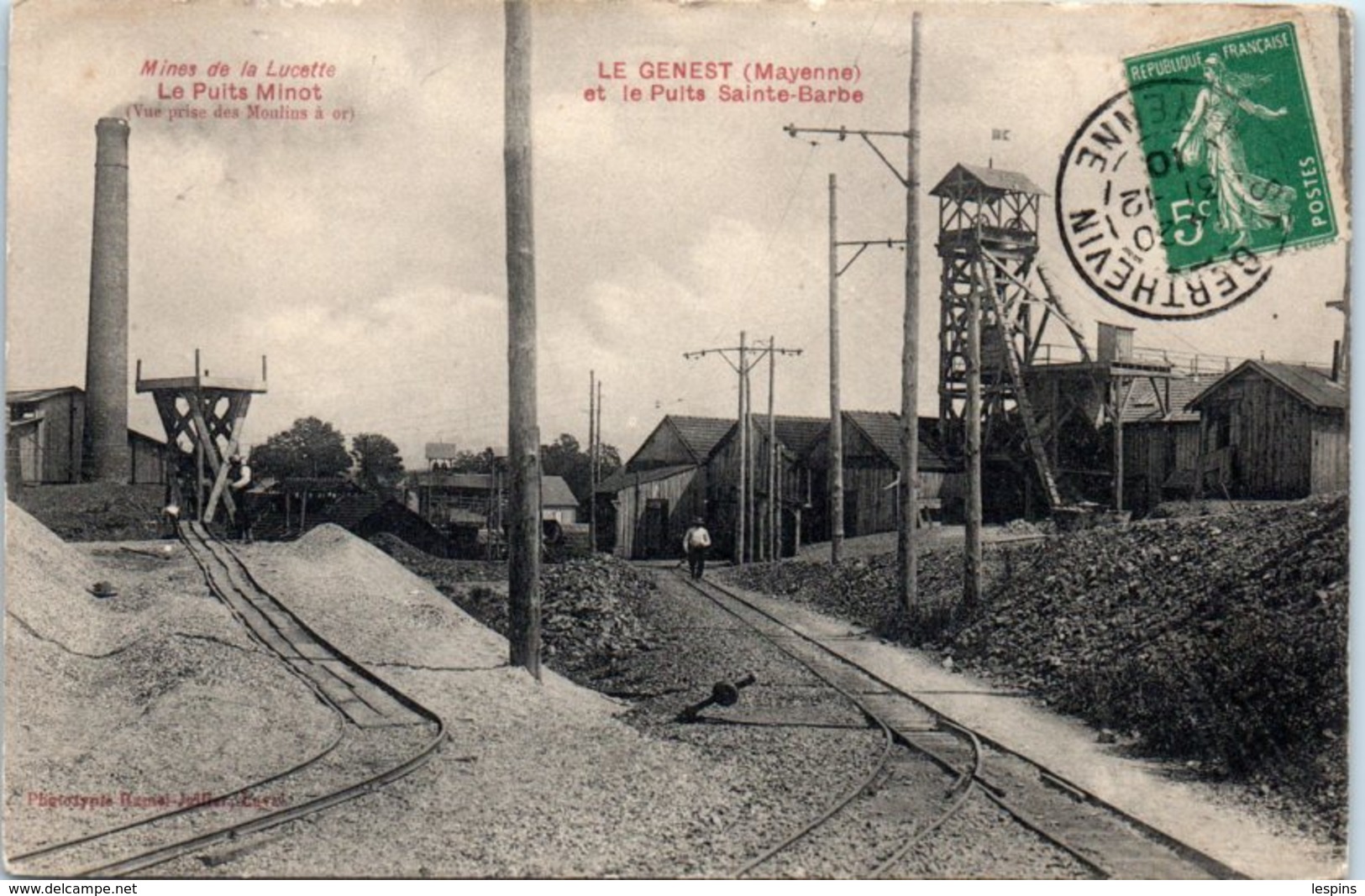 53 - LE GENEST -- Et Le Puits Sainte Barbe - Le Genest Saint Isle