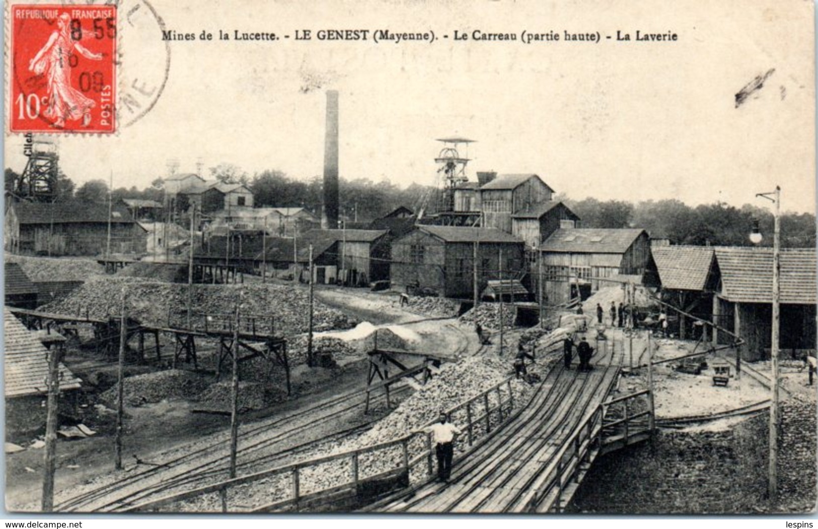 53 - LE GENEST --  Mines De La Lucette - Le Carreau - Laverie - Le Genest Saint Isle