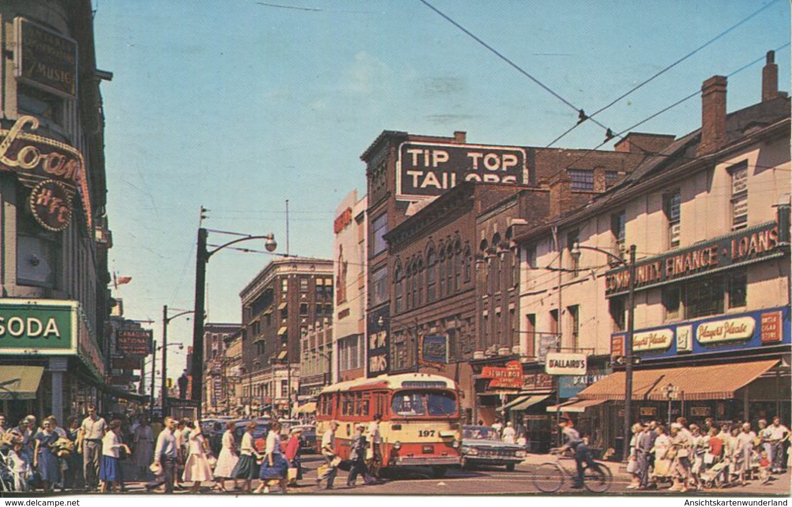 004636  James St. Looking South, Hamilton  1967 - Hamilton