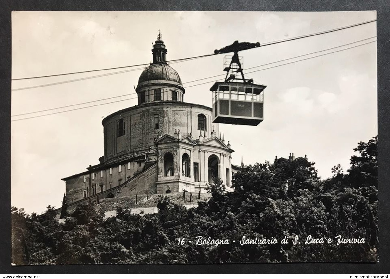 Bologna Santuario Di S. Luca E Funivia  VIAGGIATA 1950  COD C.2032 - Bologna