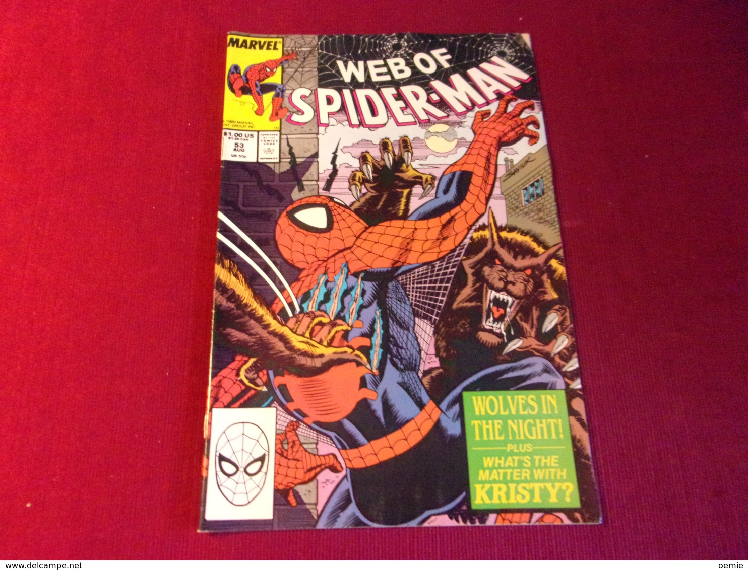 WEB OF    SPIDER MAN  53  AUG - Marvel