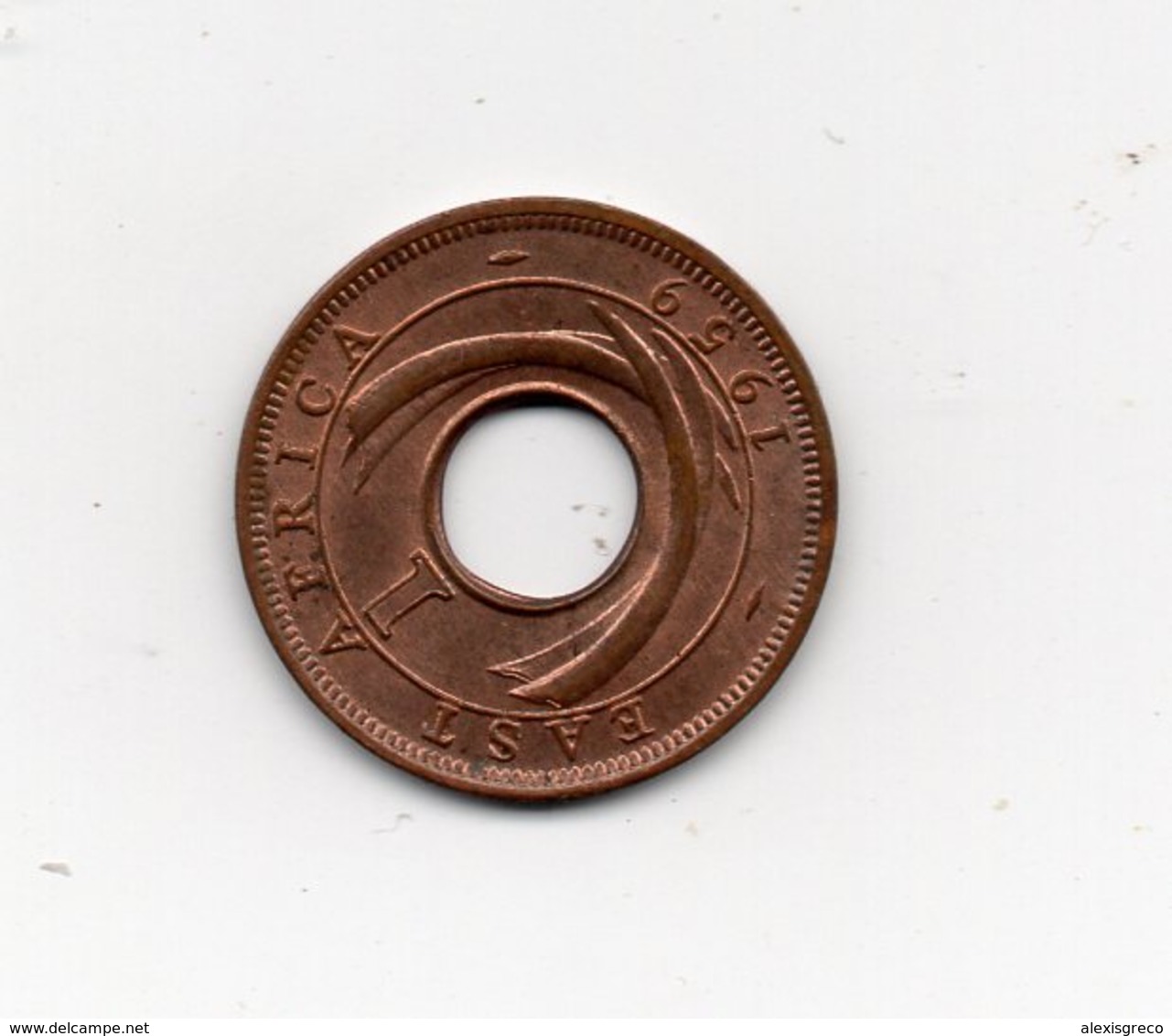 BRITISH EAST AFRICA USED ONE CENT COIN BRONZE Of 1959 H. - East Africa & Uganda Protectorates