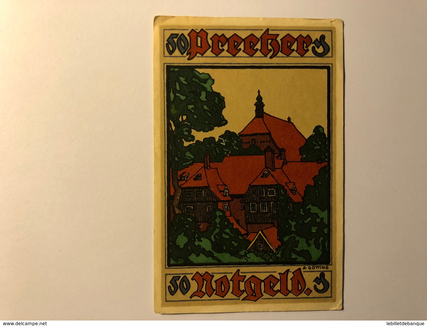 Allemagne Notgeld Preetz 50 Pfennig - Collections