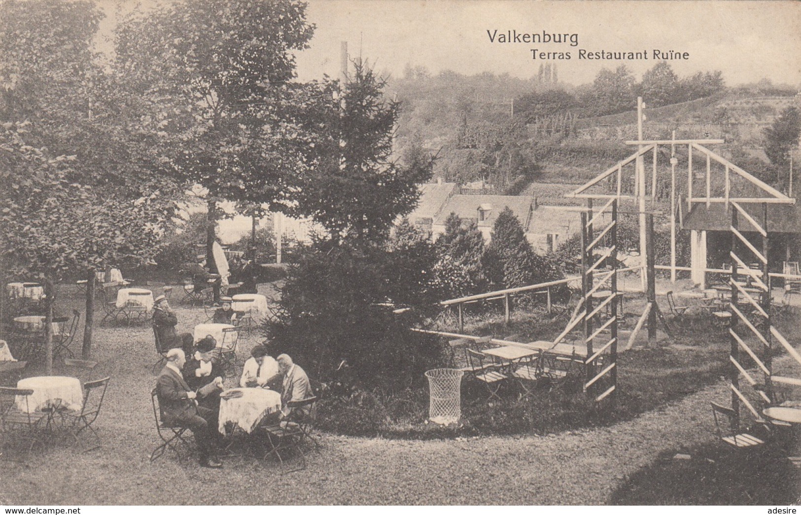 VALKENBURG - Terras Restaurant Ruine, Gel.191?, Gute Erhaltung - Valkenburg