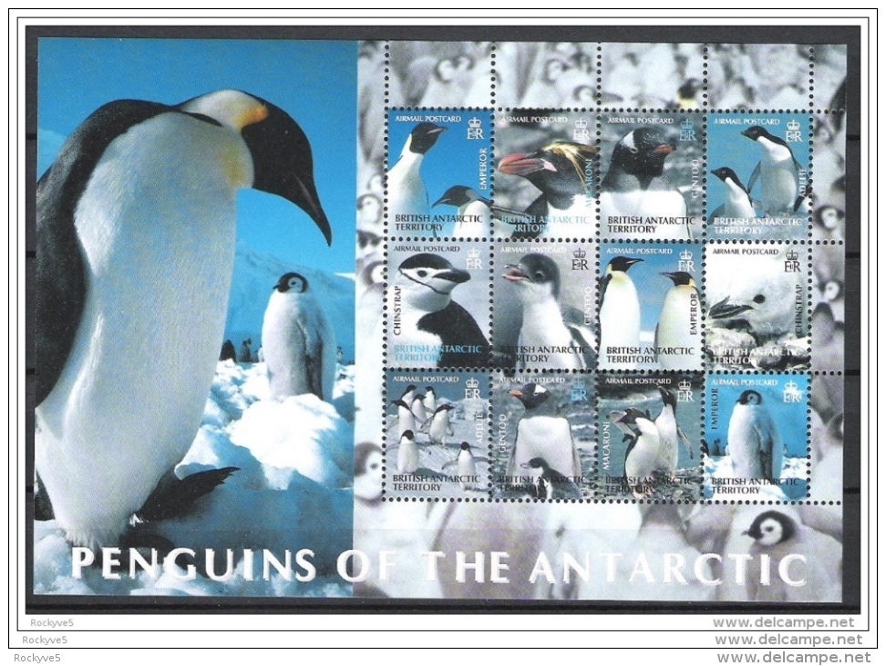 British Antarctic Territory 2003 Penguins Of The Antarctic (1st Series) Sheet MNH CV £22.80 - Other & Unclassified