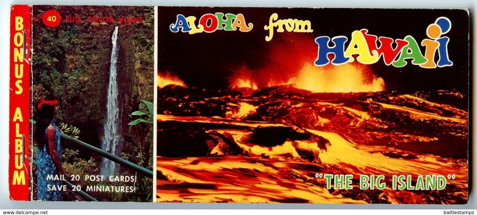 United States Modern Postcard Album Aloha From Hawaii, The Big Island - Big Island Of Hawaii
