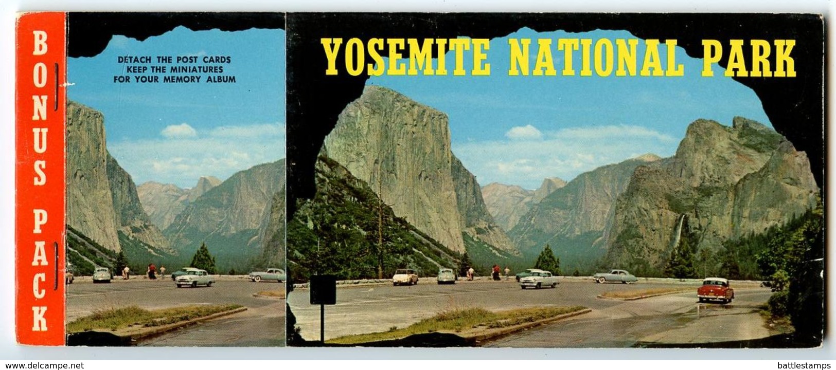 United States Modern Postcard Album Yosemite National Park, California - Yosemite