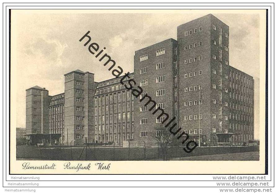 Berlin-Siemensstadt - Rundfunkwerk - Spandau