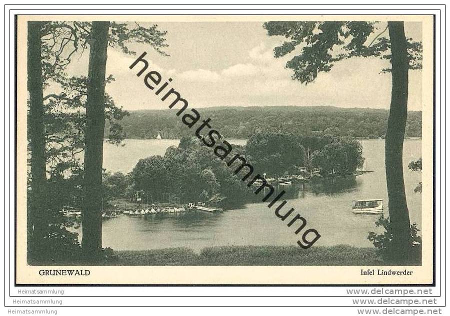 Berlin-Grunewald - Insel Lindwerder - Grunewald