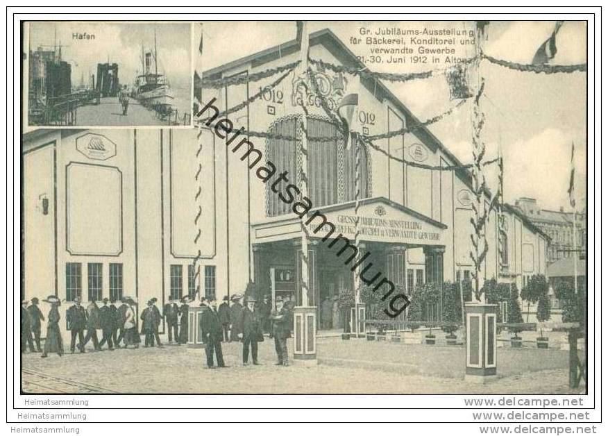 Hamburg - Gr. Jubiläums-Ausstellung Für Bäckerei - Konditorei Und Verw. Gewerbe Vom 21.-30.Juni 1912 In Altona - Altona