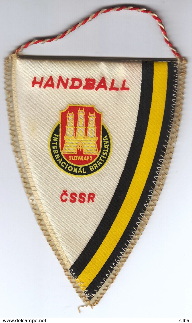 Handball / Czechoslovakia / Slovnaft International Bratislava / Flag, Pennant / Sport - Handball