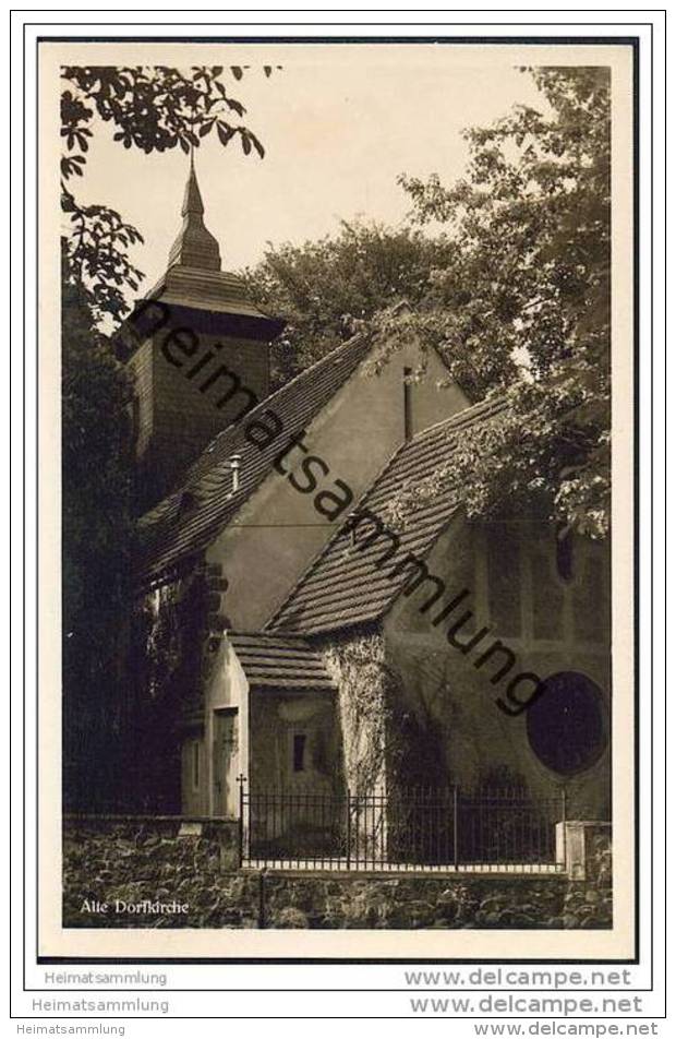 Berlin-Lichterfelde - Alte Dorfkirche - Foto-AK 30er Jahre - Lichterfelde