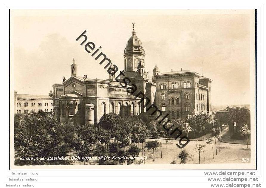 Berlin-Lichterfelde - Kirche In Der Staatlichen Bildungsanstalt - Französische Kadettenanstalt - Foto-AK 30er Jahre - Lichterfelde