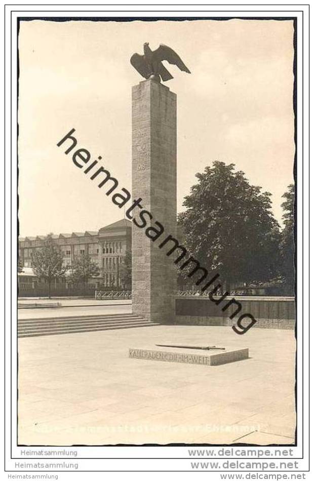 Berlin-Siemensstadt - Krieger Ehrenmal - Foto-AK 30er Jahre - Spandau